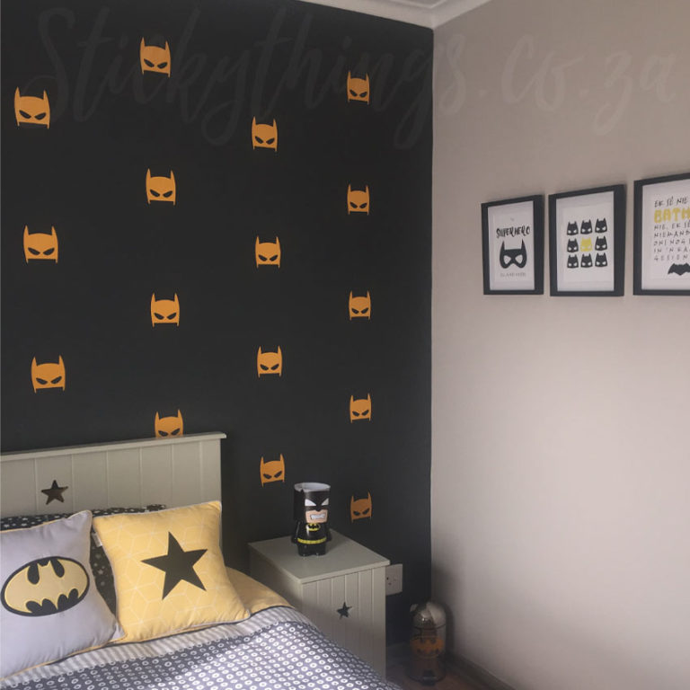 Bedroom with the Batman Superhero Boys Wall Decal