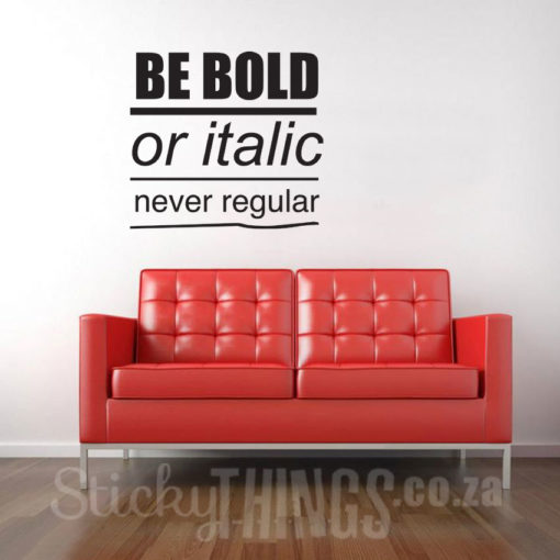 Office Wall Art Decal Quote