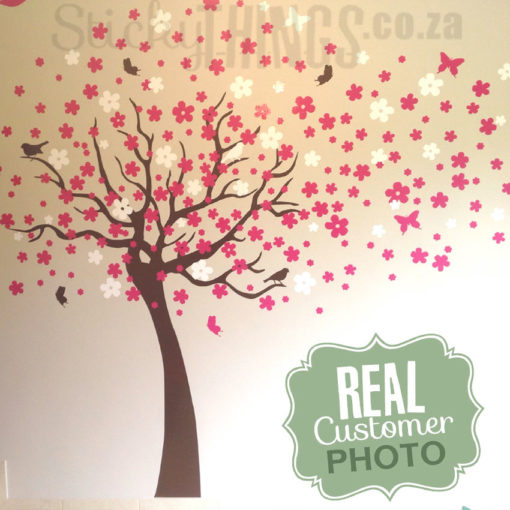 Blowing Cherry Tree Decal
