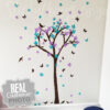 Our Flower Tree Wall Sticker on a wall