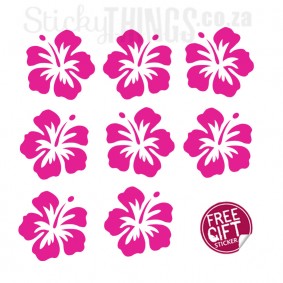 Flamingo Wall Art Decal Pattern - from StickyThings.co.za