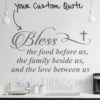 The Custom Bible Quote Wall Art is your own bible verse made into a wall decal