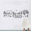 The Wall Decal Cape Town is the Cape Town Skyline Wall Sticker