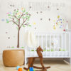 The Love Birds Tree Decal is a tree wall sticker with 10 colourful Birds.