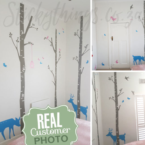 Real Customer Photo of the Deer Tree Decals Wall Art