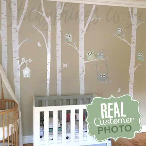 Customer Photo of the Owl Nursery Wall Art