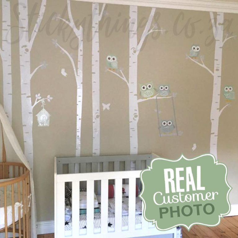 Customer Photo of the Owl Nursery Wall Art