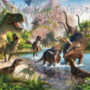 Close up of Dinosaur Land Mural