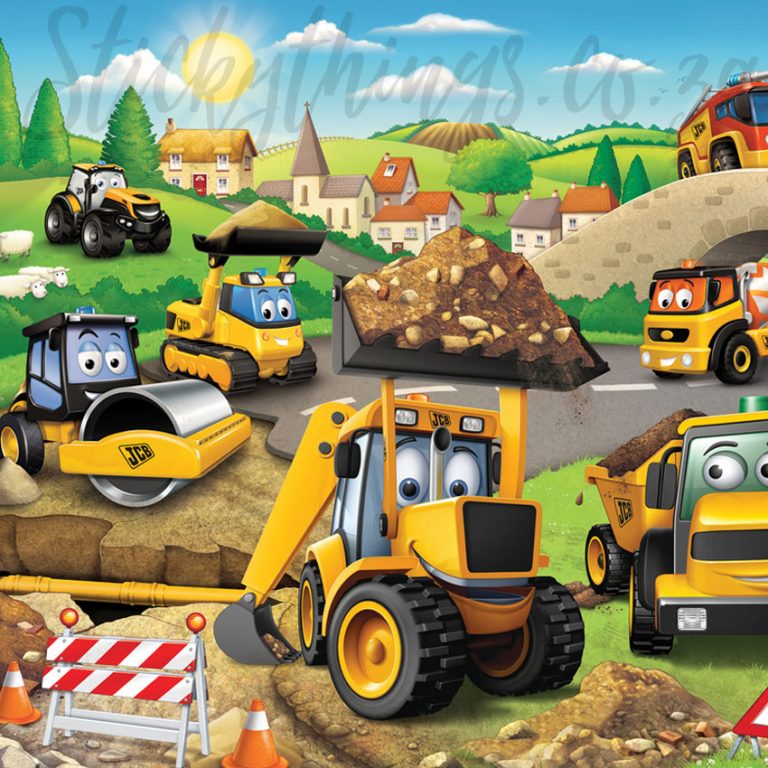 Close up of the Road Construction Mural