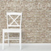 Lounge with our Rustic Brick Wallpaper