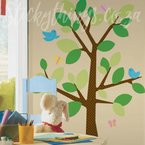 Dotted Giant Tree Decal in a Playroom