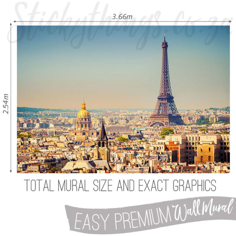 Measurements of the Paris Skyline Mural