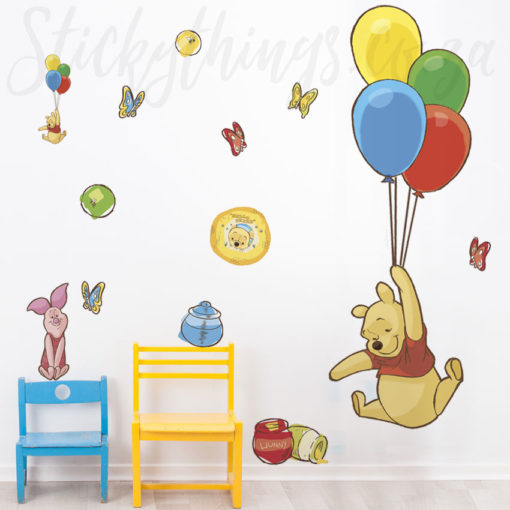 Winnie the Pooh Decal in a playroom
