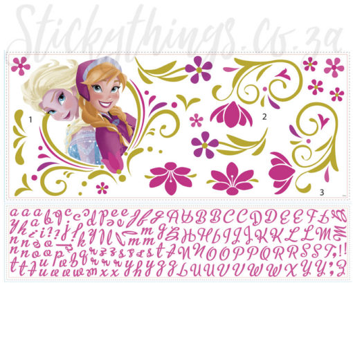 Personalised Frozen Decal Sheets