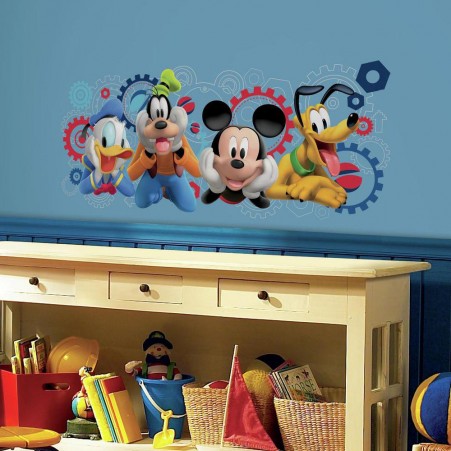 Bedroom with Mickey Mouse Clubhouse Decal
