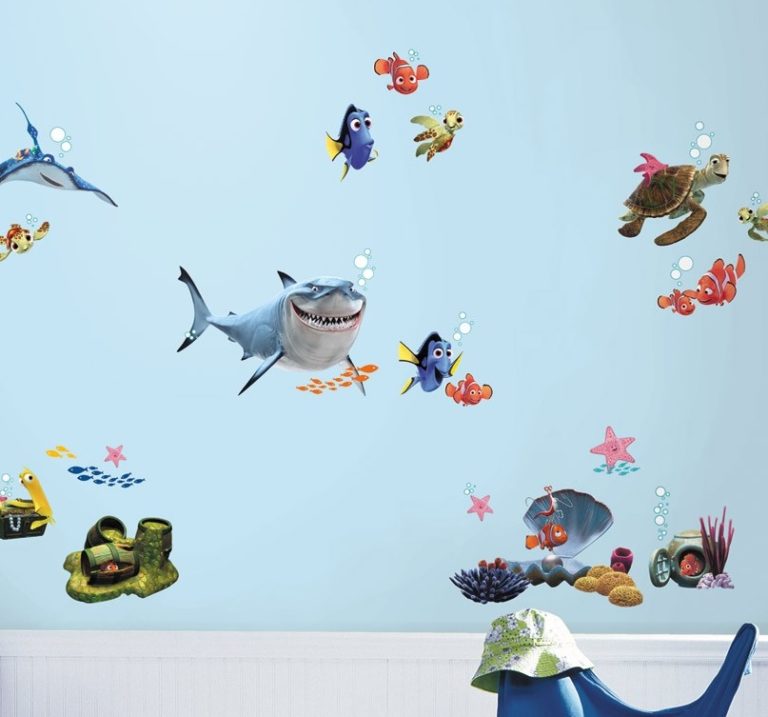 Finding Nemo Wall Stickers in a Bedroom