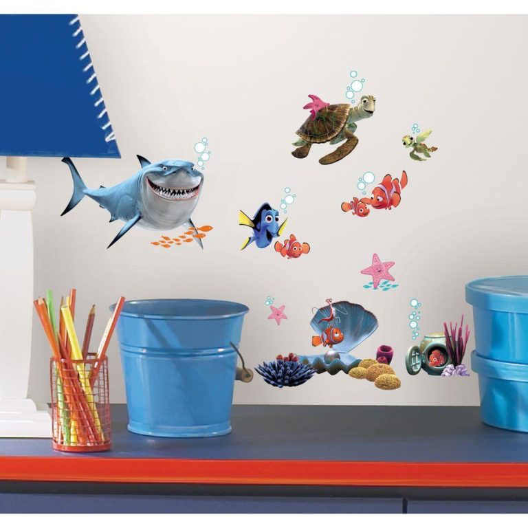 Finding Nemo Wall Art Set above a Desk