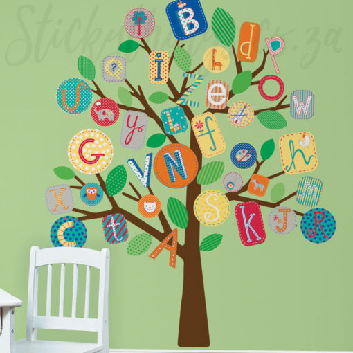 Playroom with the Alphabet Tree Decal