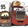 Disney Pixar Cars Headboard Decal showing Mack and Mater
