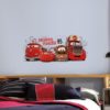 Disney Pixar Cars Headboard Wall Sticker in a bedroom