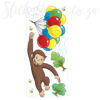 Curious George Giant Wall Sticker Sheet