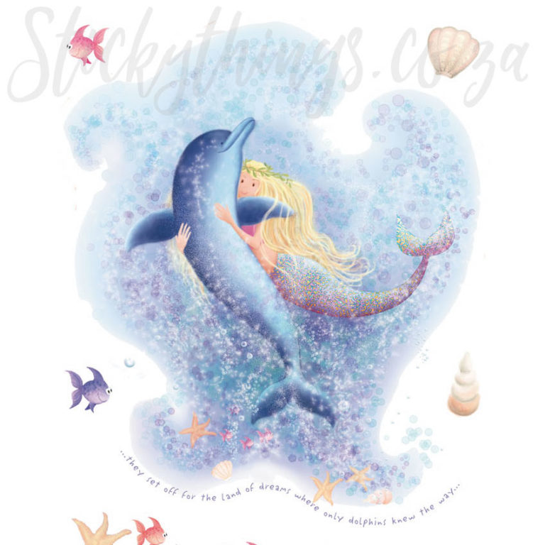 Dolphin Mermaid Decal Sticker