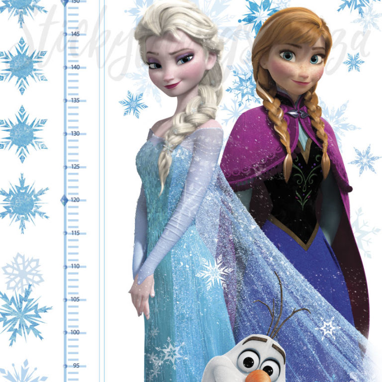Disney Frozen Growth Chart Wall Art