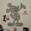 Disney Mickey Mouse Words Wall Sticker