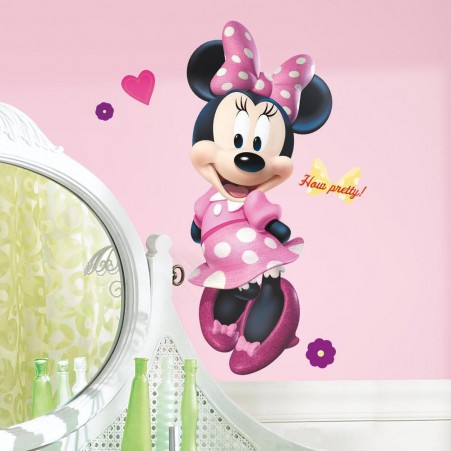 disney minnie mouse wall sticker - minnie mouse bow-tique wall decal