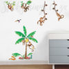 Monkey Wall Stickers in a Playroom