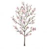 Assembled Pink Flower Tree Wall Decal