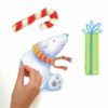 Just Peel and Stick these Removable Christmas Wall Stickers