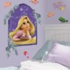 Rapunzel Tangled Giant Wall Decal in a bedroom