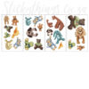 Teddy Nursery Theme Sticker Sheets