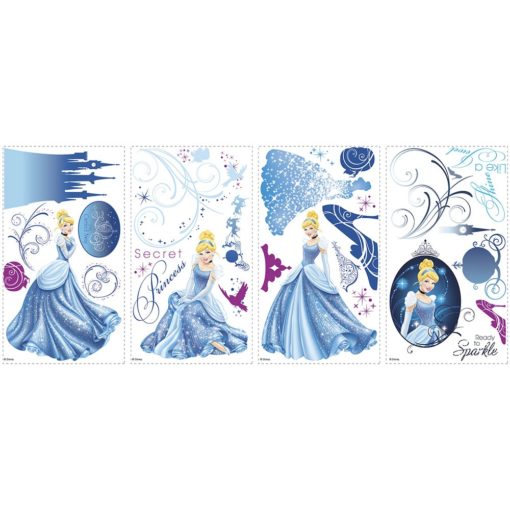 Sheets of the Disney Cinderella Wall Art Sticker