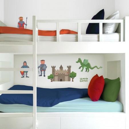 Dragon Wall Decal in a boys room
