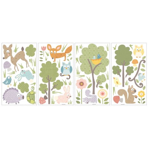 Sheets of the Woodland Forest Animals Wall Sticker