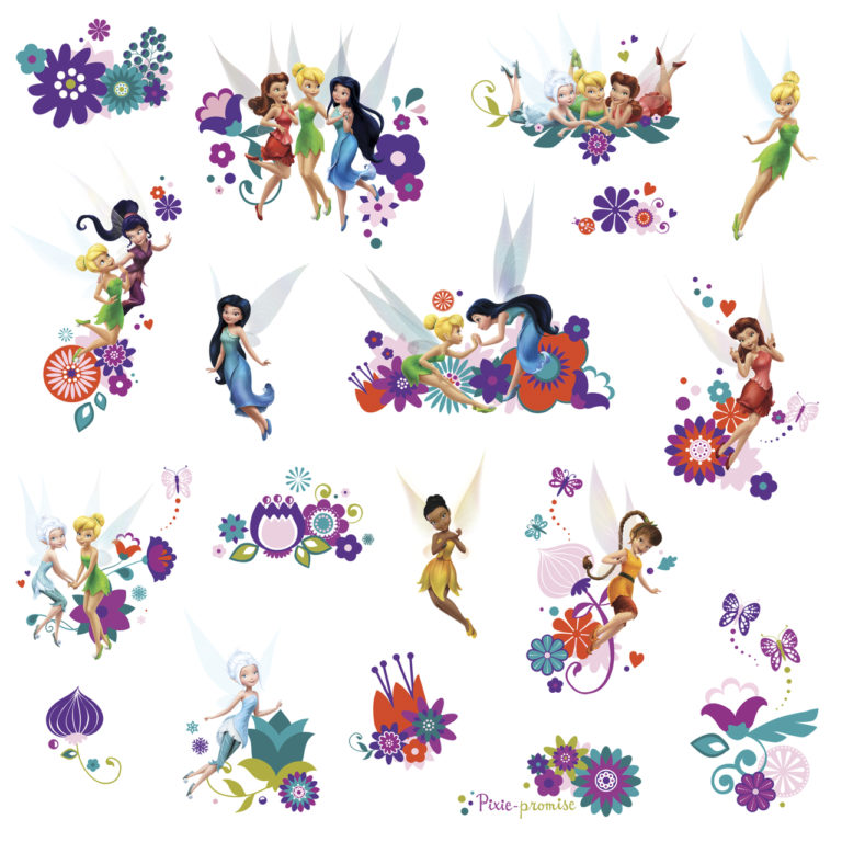 Tinkerbell and Friends Wall Decals