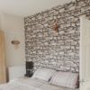 Natural Rock Wall Mural in a Bedroom