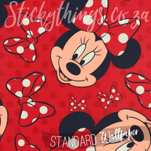 Close up of the Minnie Red Bow Wallpaper