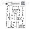 There's No Place Like Home Quote Decal Sheet