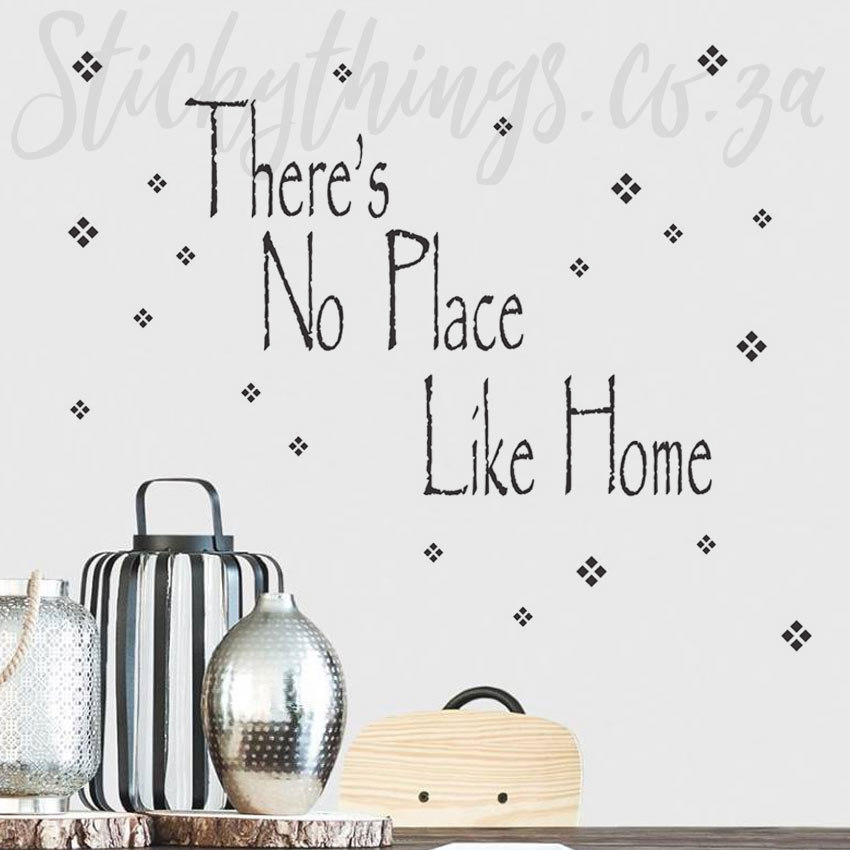 Wall Decal No Place Like Home Peel/Stick Roommates