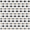 Black and Grey Confetti Dots Wall Stickers