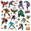 Showing all the stickers in the Roommates Classic Marvel Wall Decal
