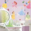 Disney Princess Wall Decals with Gems in a Bedroom