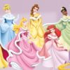 Close up of the Disney Princesses Decals