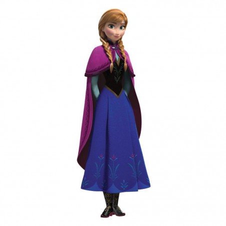 Close up of the Giant Frozen Anna Wall Decal