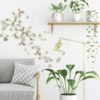 Grey Brown Branch Wall Decal in a Lounge