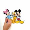 Peel and Stick Mickey, Minnie and Pluto Decal