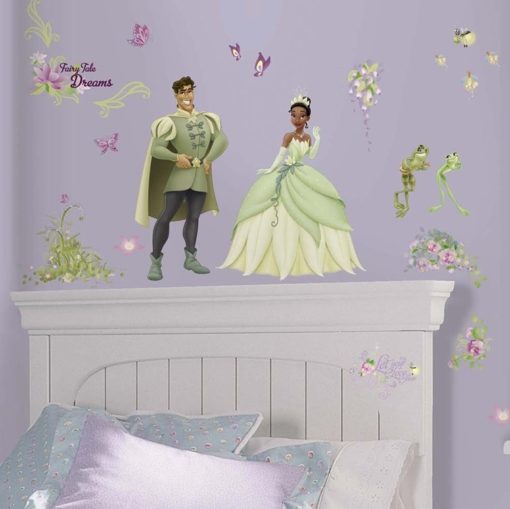 Princess and the Frog Wall Stickers in a Girls Room